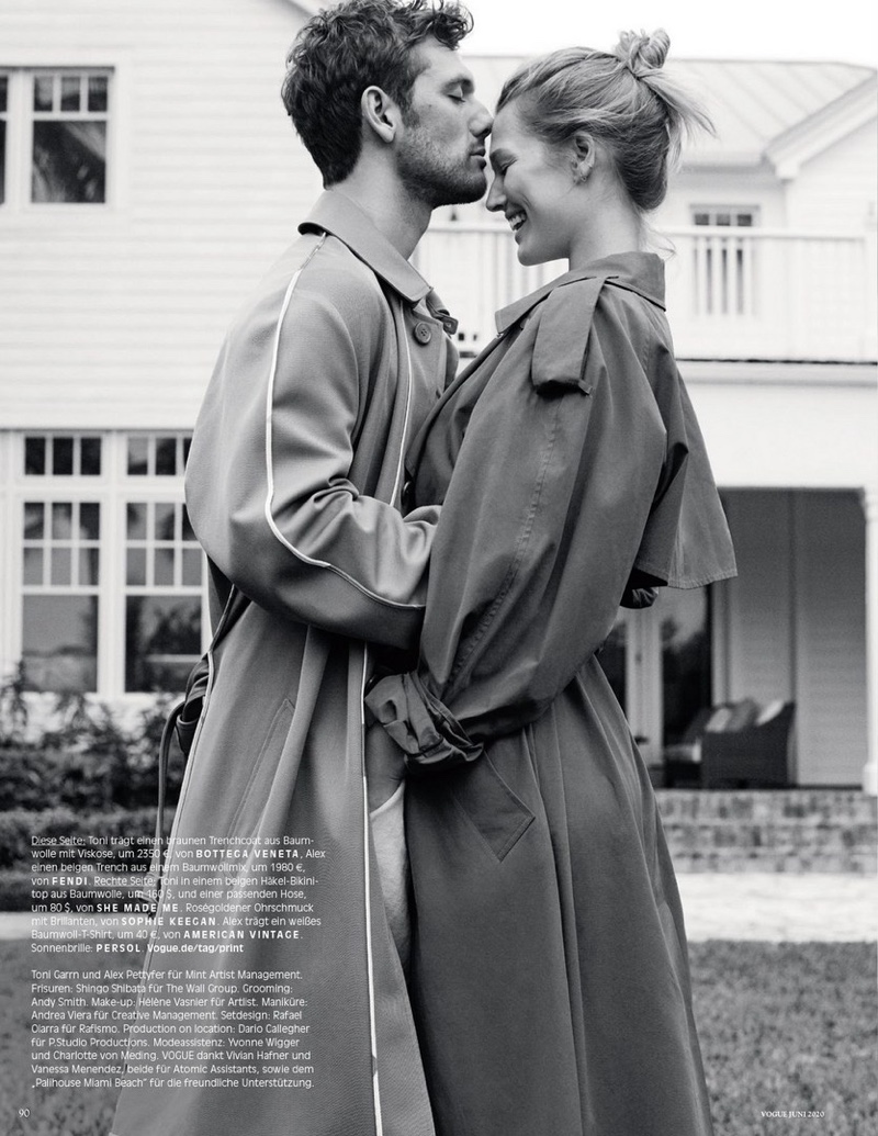 Alex Pettyfer Toni Garrn 2020 Vogue Germany