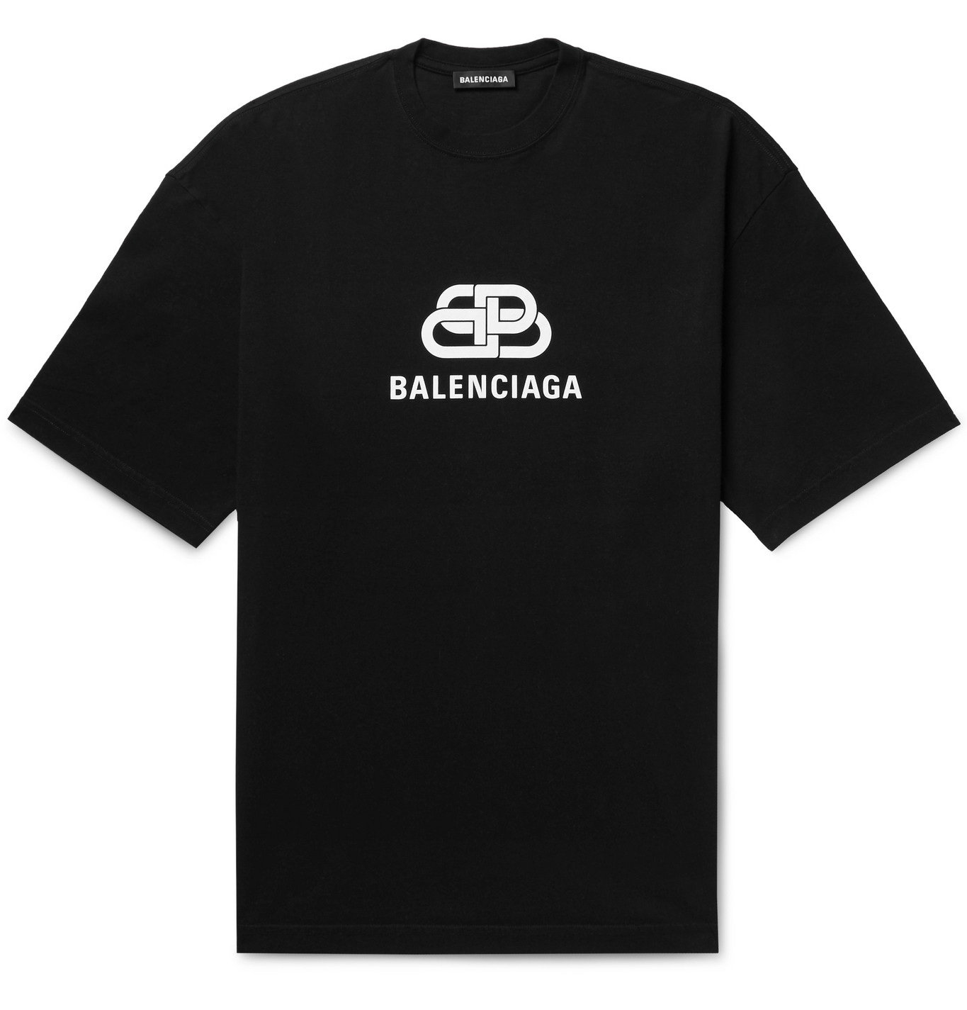balenciaga t shirt back logo