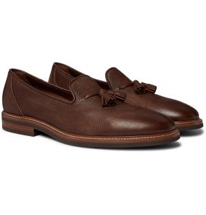 Brunello Cucinelli - Full-Grain Leather Tasselled Loafers - Men - Brown Brunello Cucinelli - Full-Grain Leather Tasselled Loafers - Men - Brown