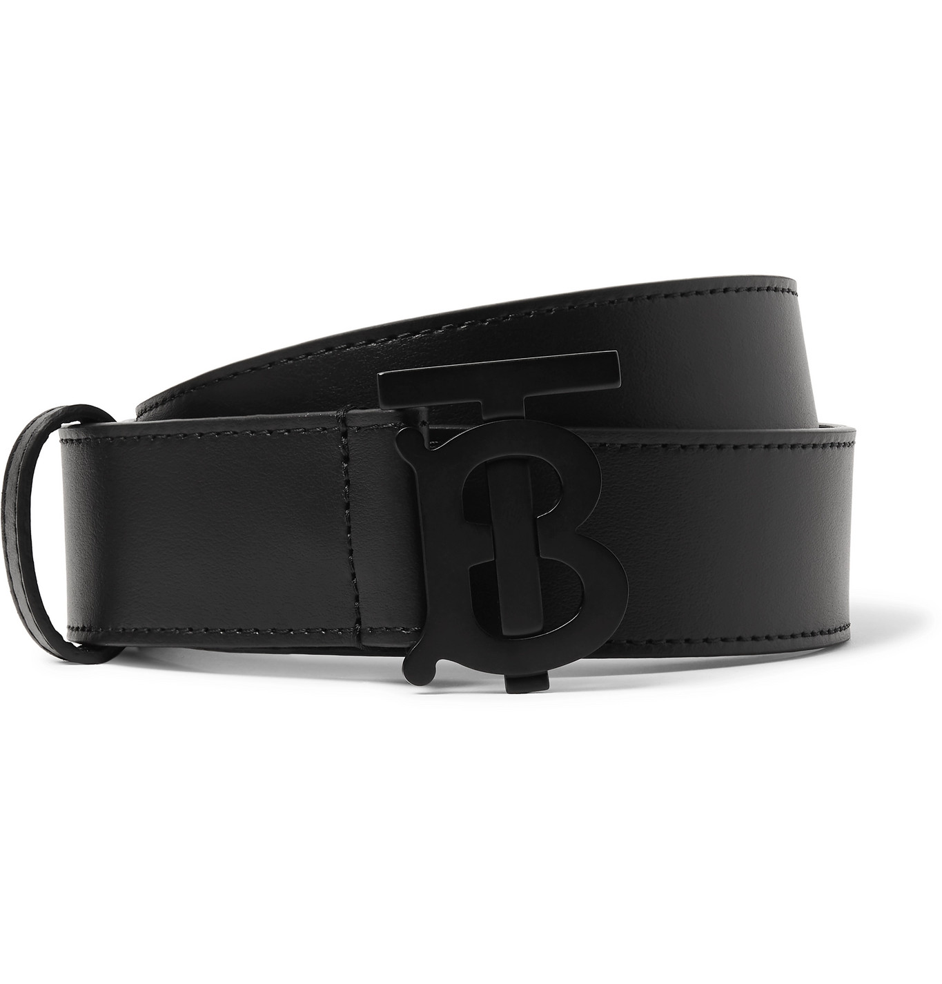 black burberry belt