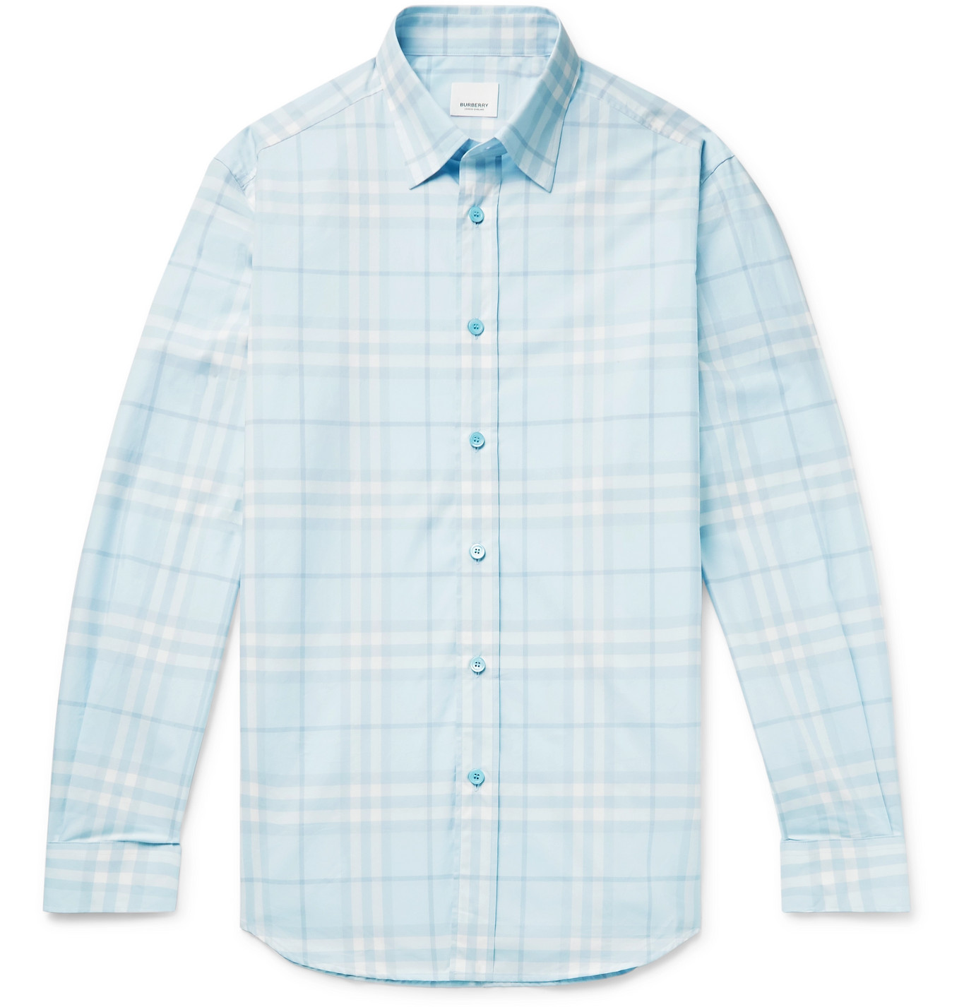 burberry check shirt men