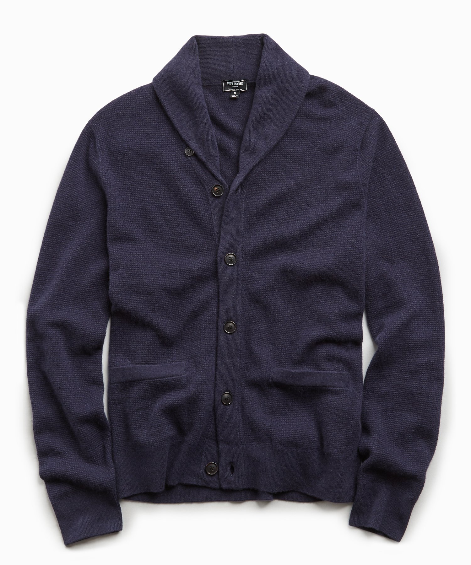 Cashmere Cardigan in Navy The Fashionisto