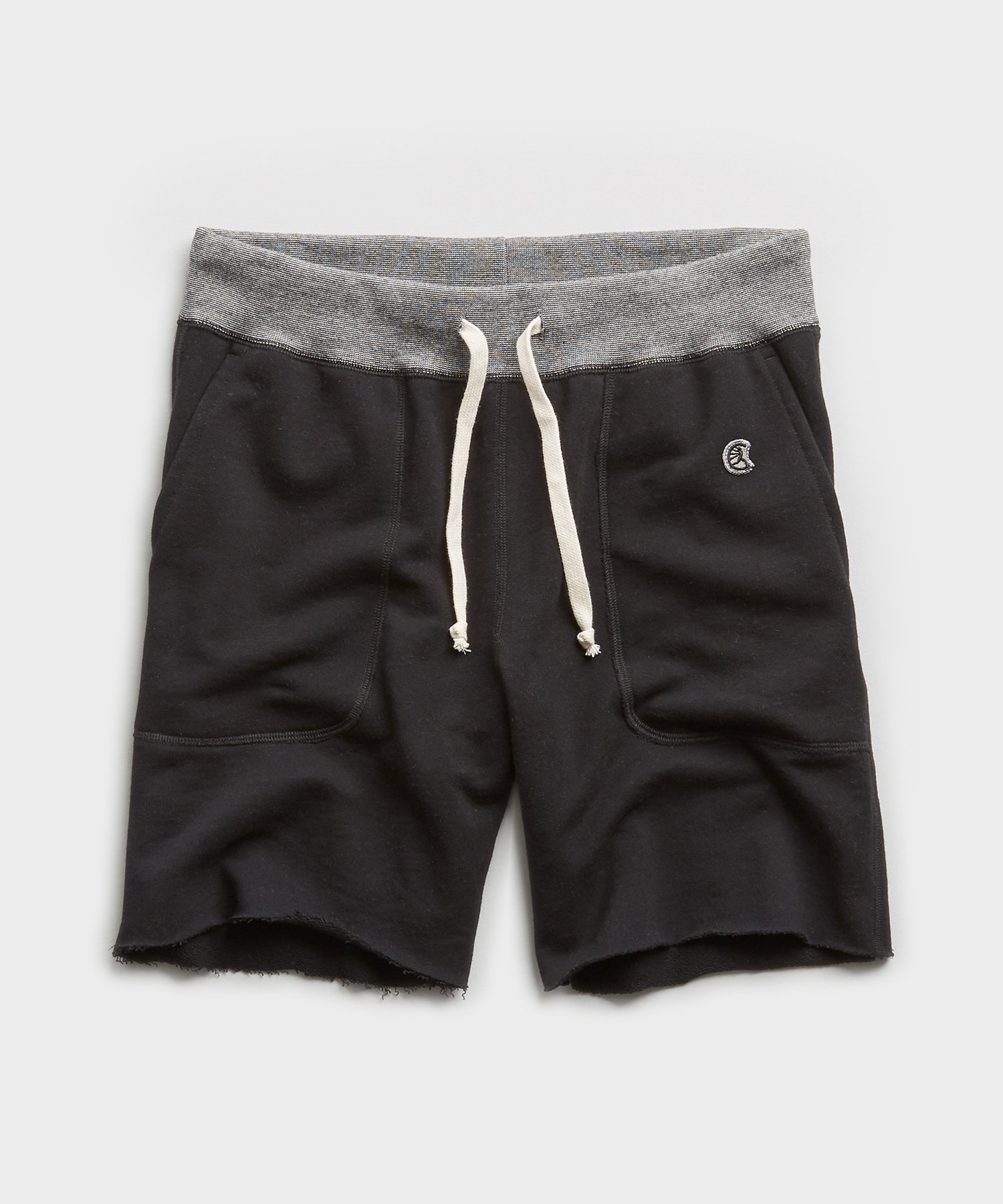champion cut off sweat shorts