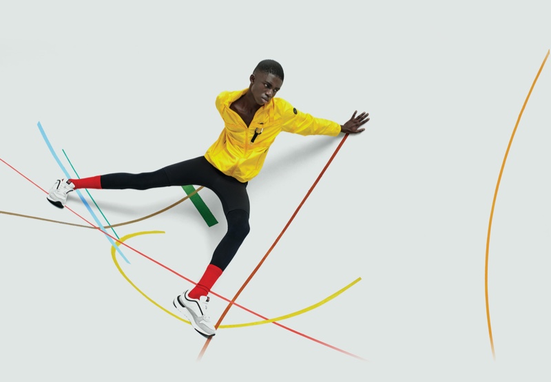 Jeremiah Berko Fourdjour stars in Colmar's spring-summer 2020 campaign. » Colmar Explores the Dynamism of Stillness with Spring '20 Campaign Jeremiah Berko Fourdjour stars in Colmar's spring-summer 2020 campaign.