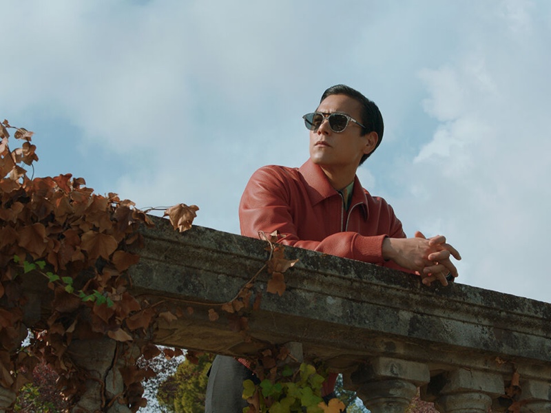 A sleek vision, Eddie Peng is the face of Berluti's summer 2020 campaign.