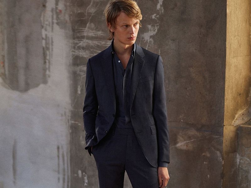 Ermenegildo Zegna enlists Jonas Glöer to model dashing look from its Made to Measure line.