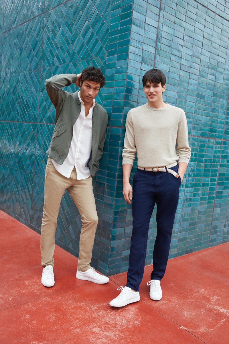 Embracing smart summer style, Miles McMillan and Simon Van Meervenne sports fashions from Esprit. » Miles & Simon Embrace Summer Style in Esprit Embracing smart summer style, Miles McMillan and Simon Van Meervenne sports fashions from Esprit.