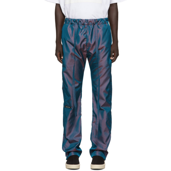 fear of god essentials track pants iridescent