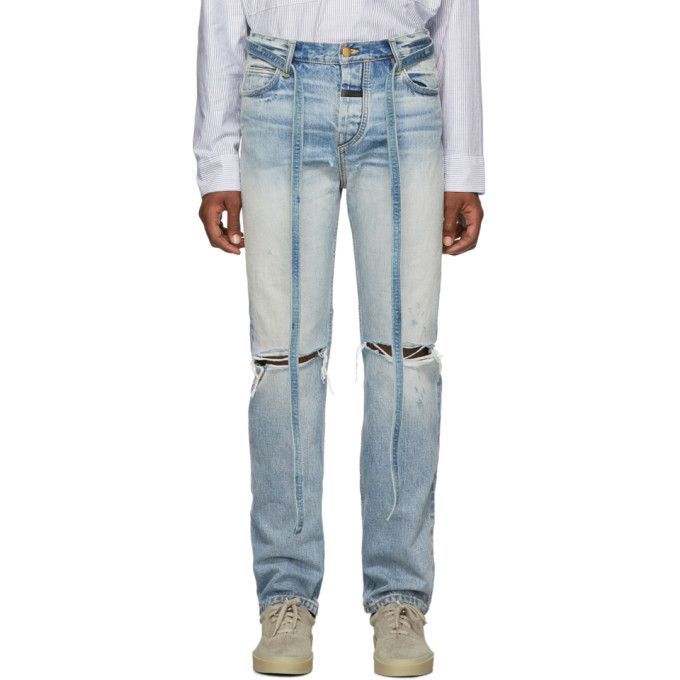 Fear of God Blue Relaxed Jeans | The Fashionisto