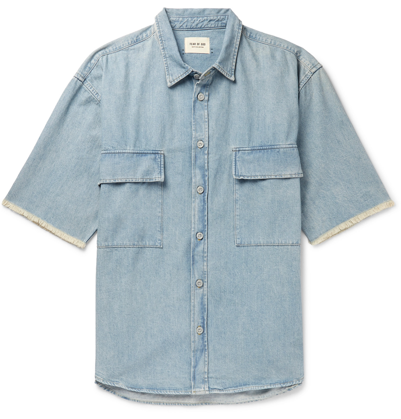 fear of god vintage denim shirt