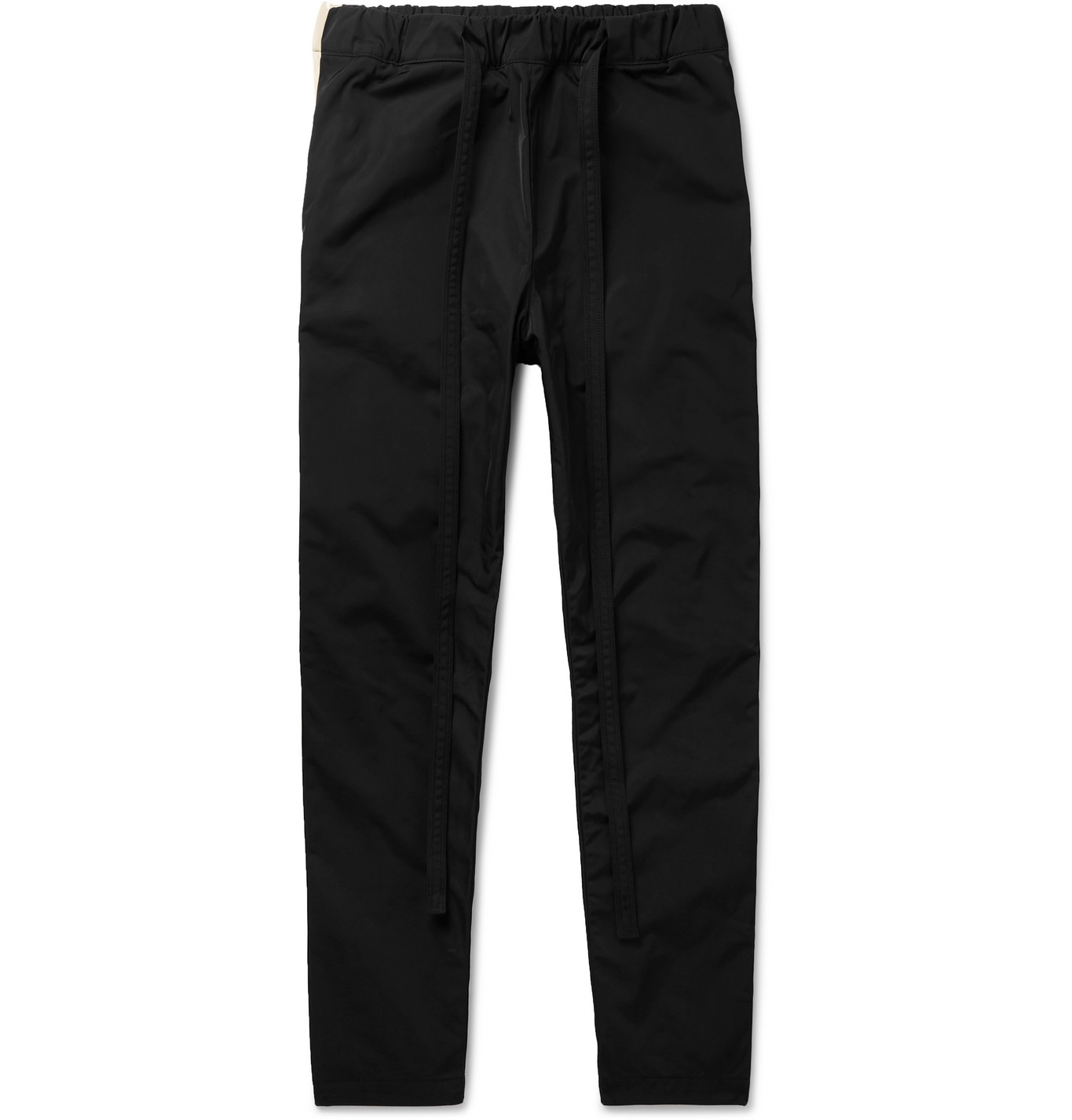 fear of god striped track pants