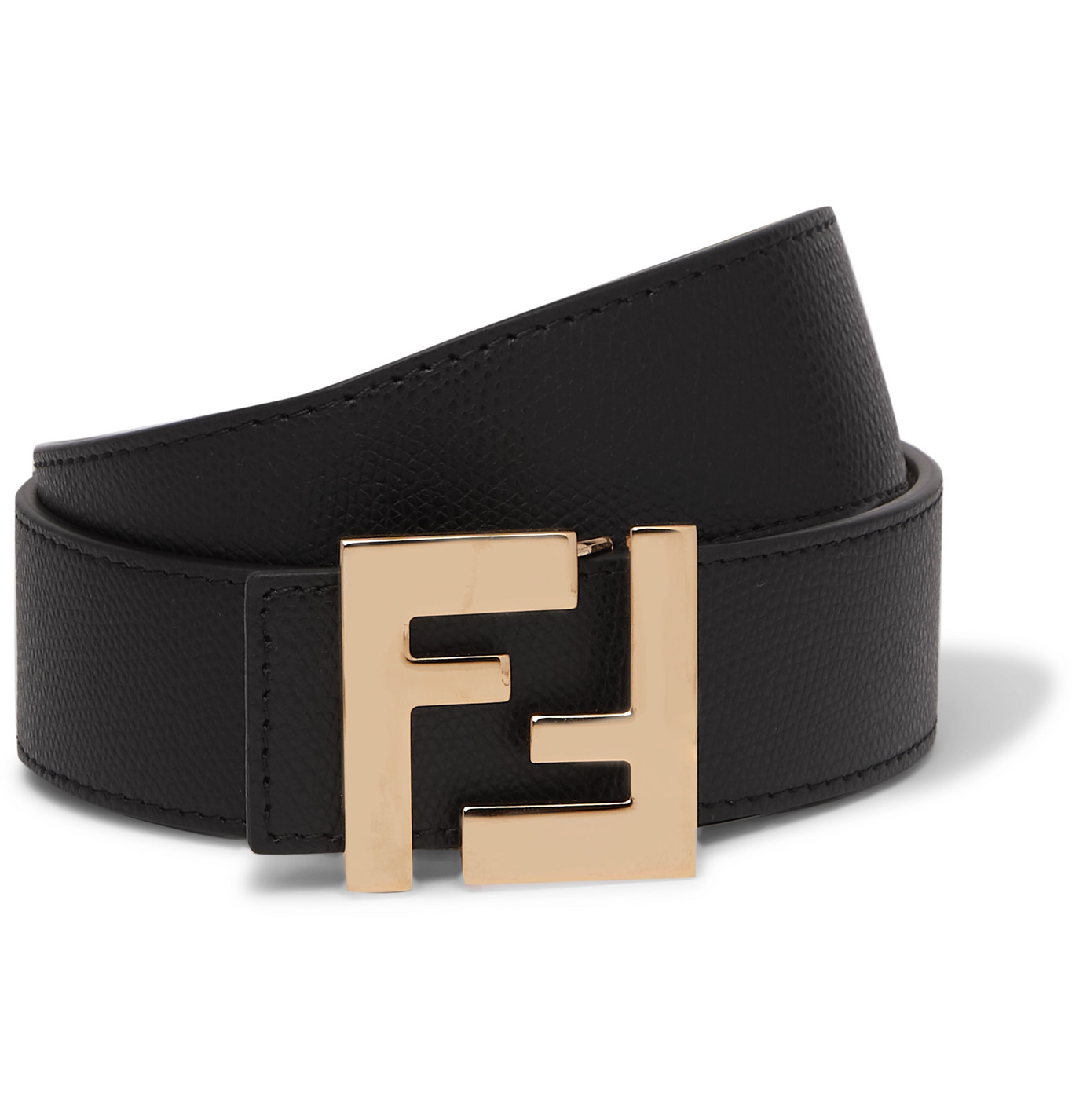 mens black fendi belt