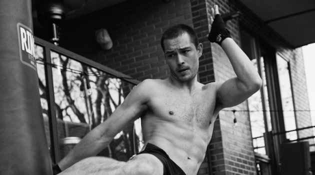 Francisco Works Out with Victor Magazine