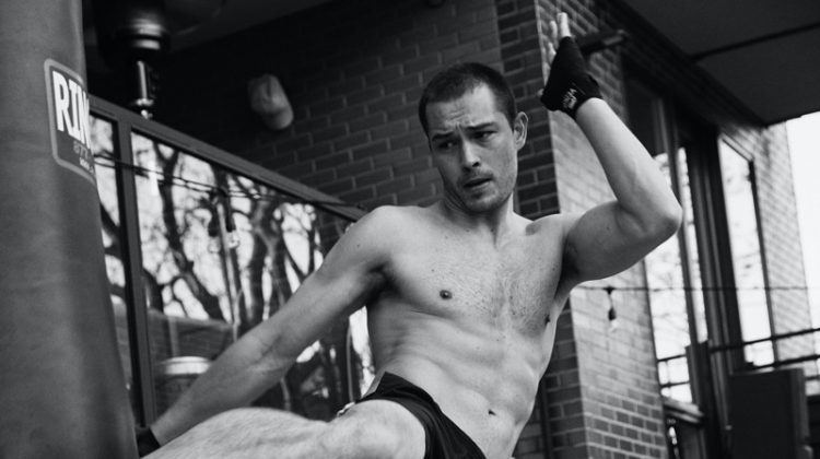 Francisco Works Out with Victor Magazine