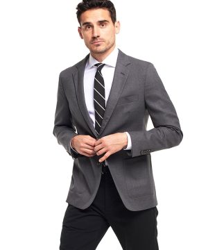 Made in the USA Sutton Unconstructed Sport Coat in Grey Made in the USA Sutton Unconstructed Sport Coat in Grey