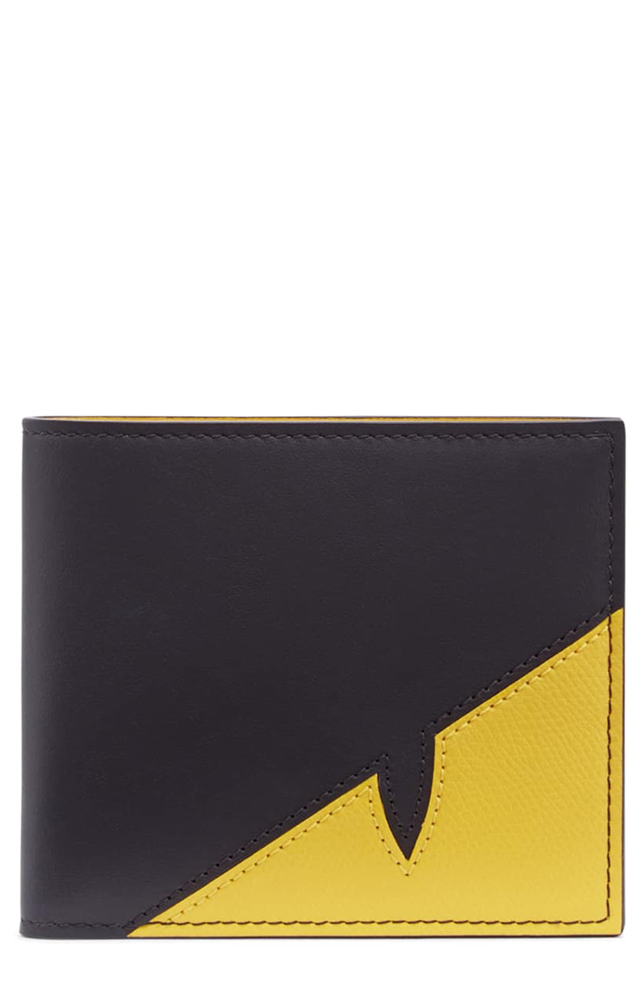 fendi men's leather wallet
