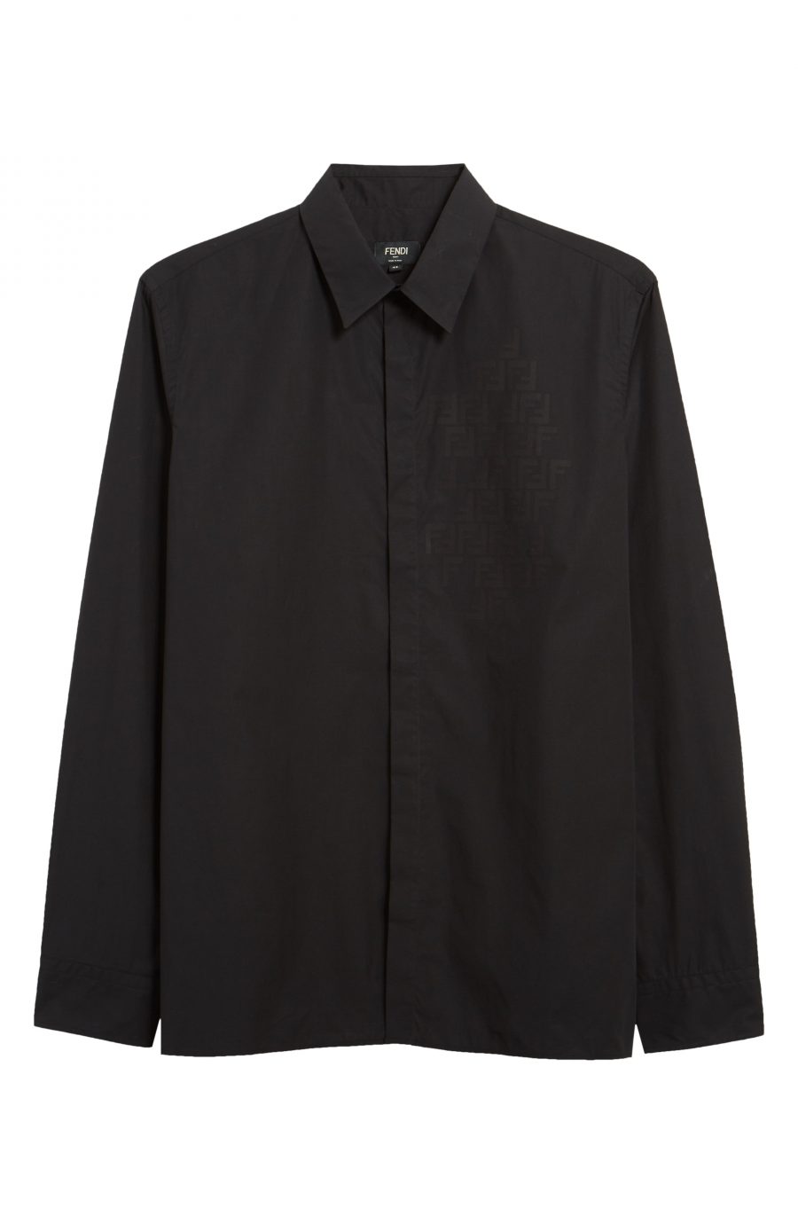 fendi print button up