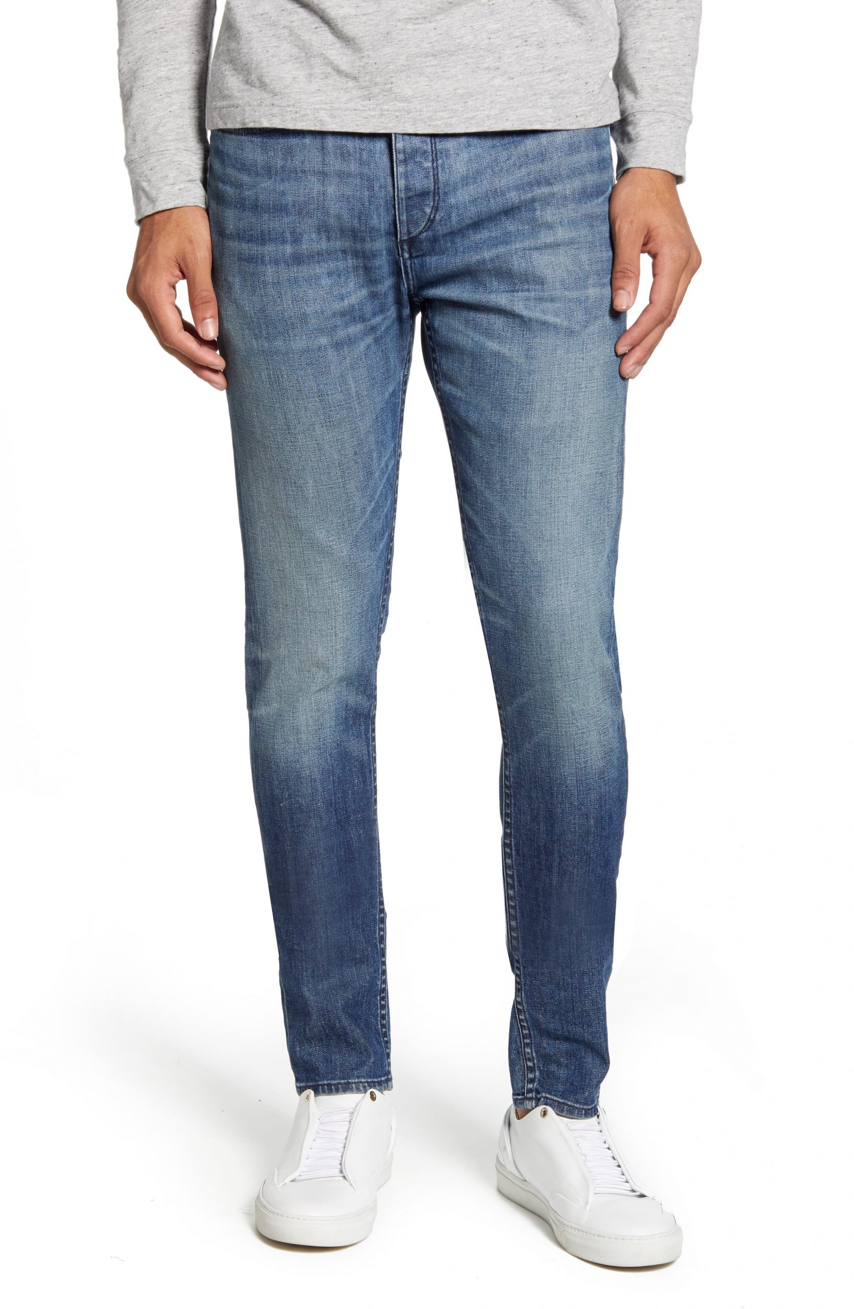Men’s Rag & Bone Fit 1 Skinny Fit Jeans, Size 38 - Blue | The Fashionisto