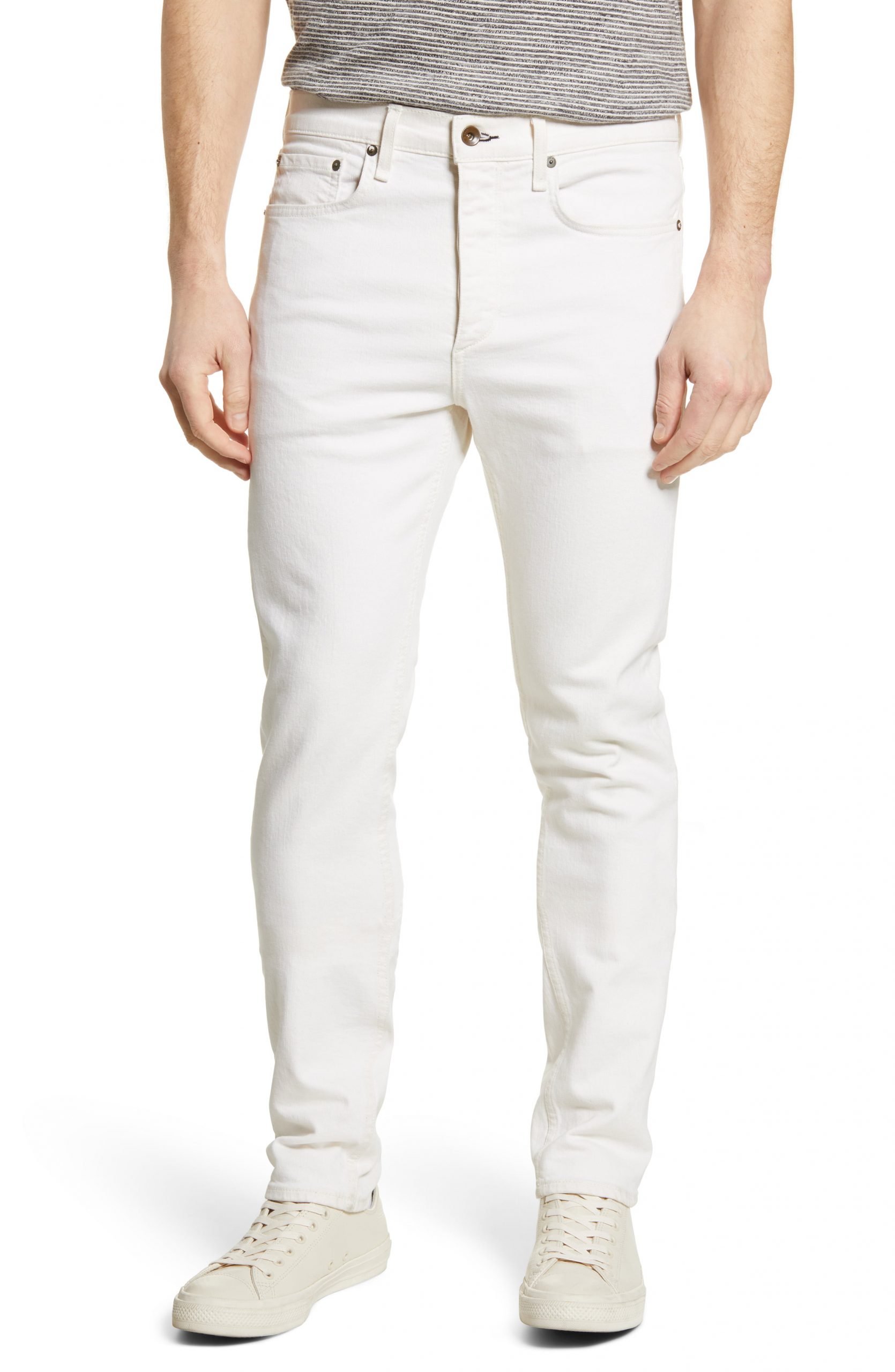White Slim Fit Jeans Mens Next / 2019 Wholesale MORUANCLE Mens White ...