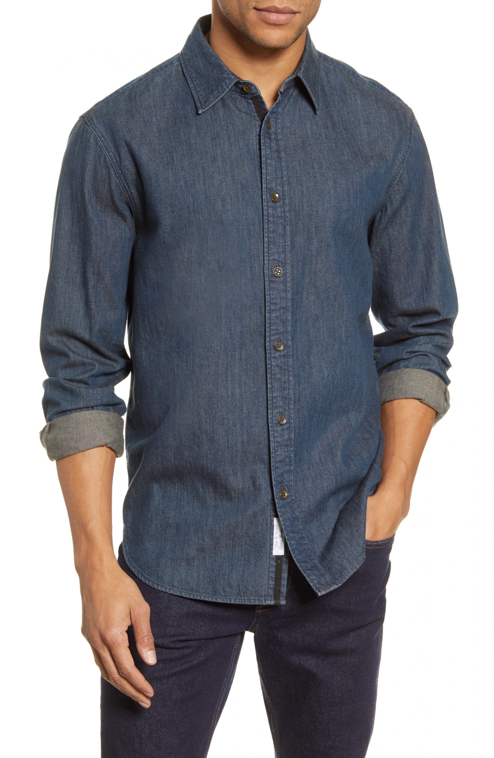 rag and bone oversized denim shirt