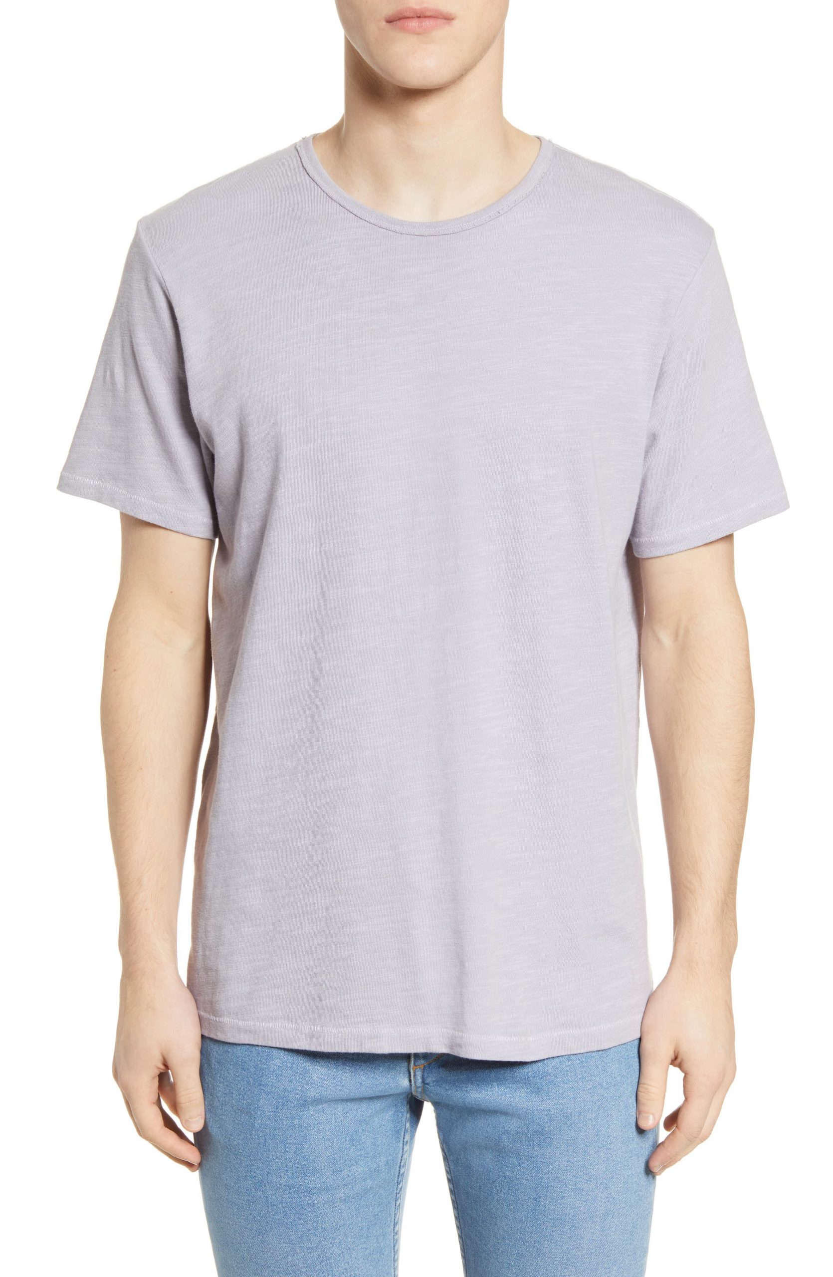 Men’s Rag & Bone Slim Fit Slubbed Cotton T-Shirt, Size Small - Purple ...