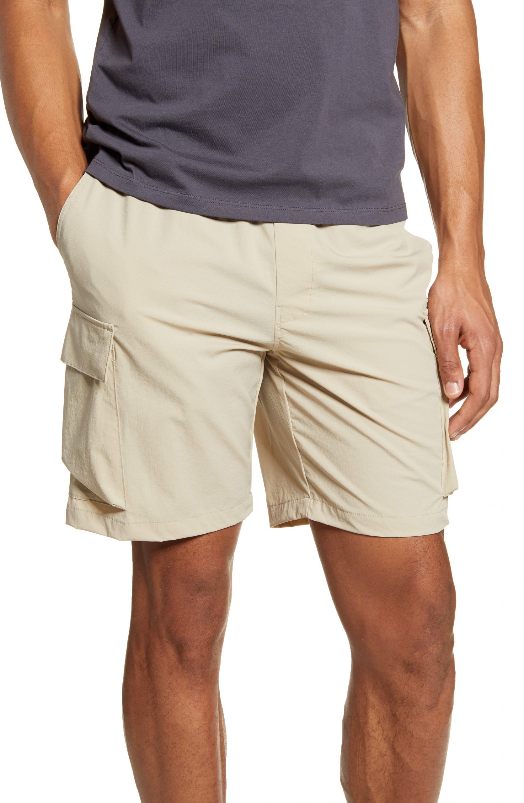 cargo drawstring shorts