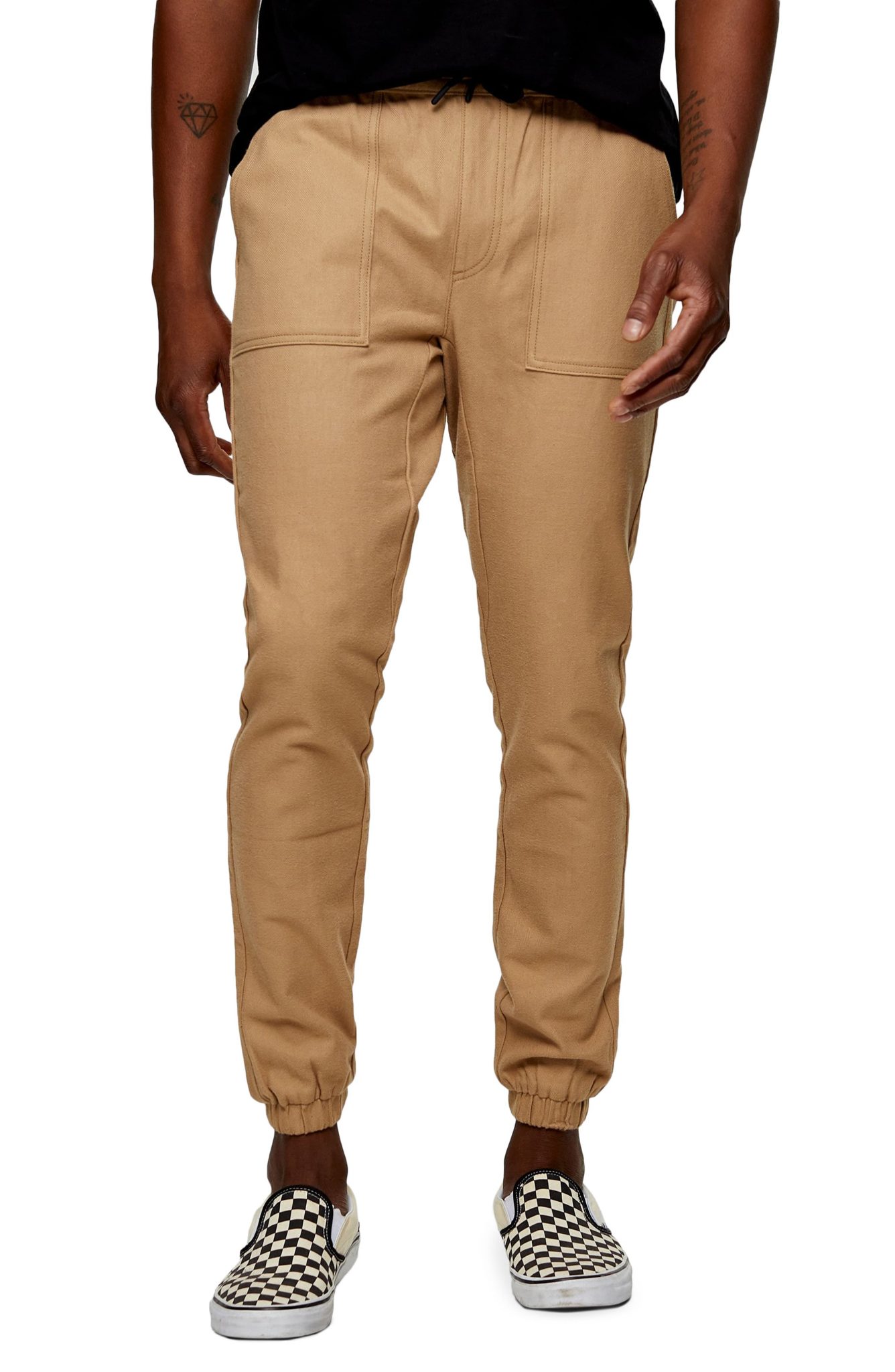 men flannel joggers