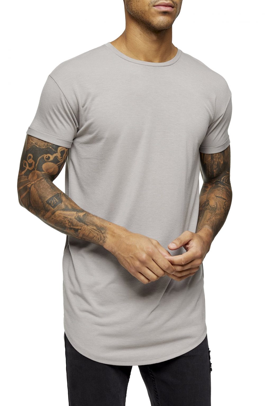 topman longline t shirt