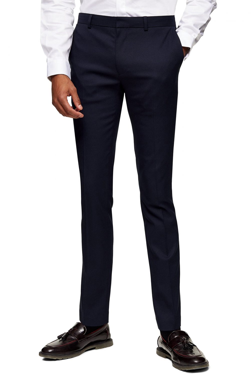 skinny fit dress pants