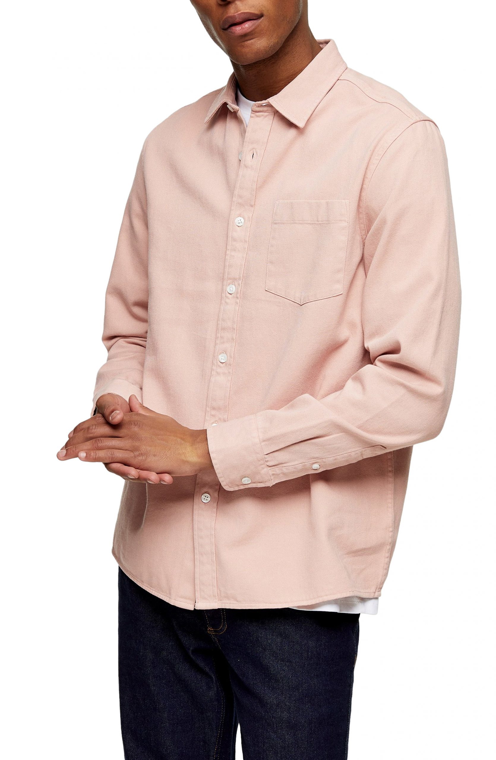 topman pink t shirt