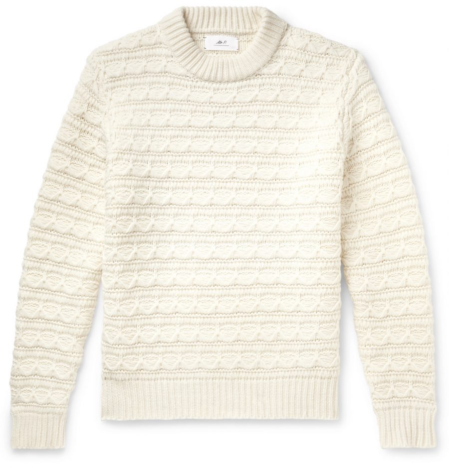 Mr P. WoolBlend Sweater Men Neutrals The Fashionisto