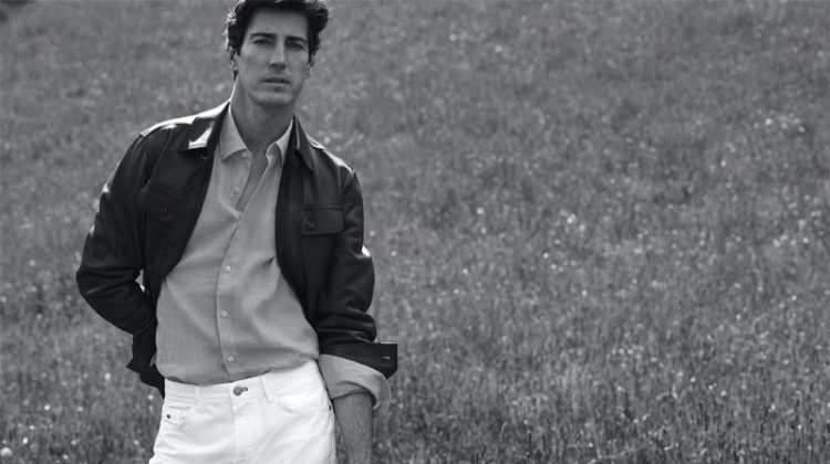 Oriol Heads Outdoors for Massimo Dutti Paper