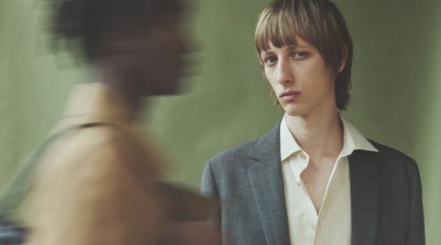 Paul Smith Delivers Chic Summer Tailoring Channeling a retro charm, Josef Ptacek wears Paul Smith.