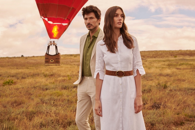 Models Andres Velencoso and Ronja Furrer star in Peek & Cloppenburg's spring-summer 2020 campaign.