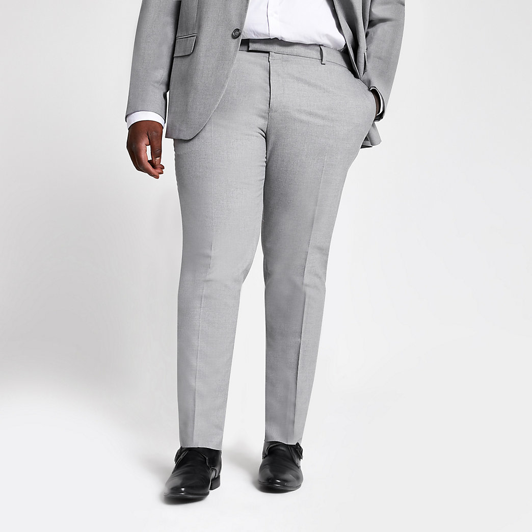 skinny fit suit trousers mens