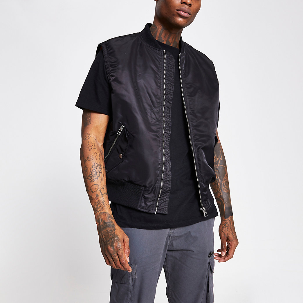 long gilet river island