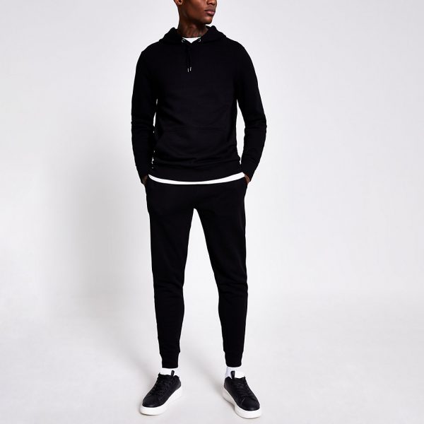 black stone island joggers