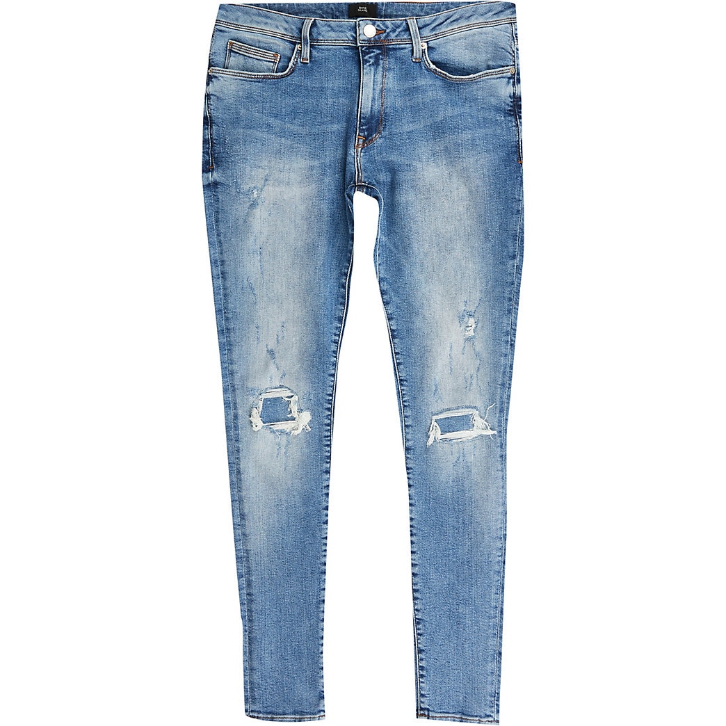 river island coated jeans