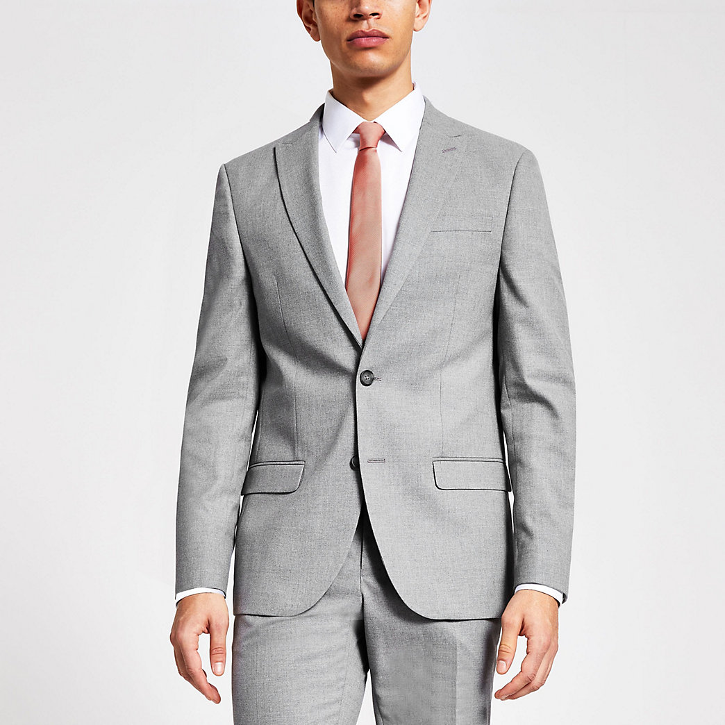 mens gray suit jacket