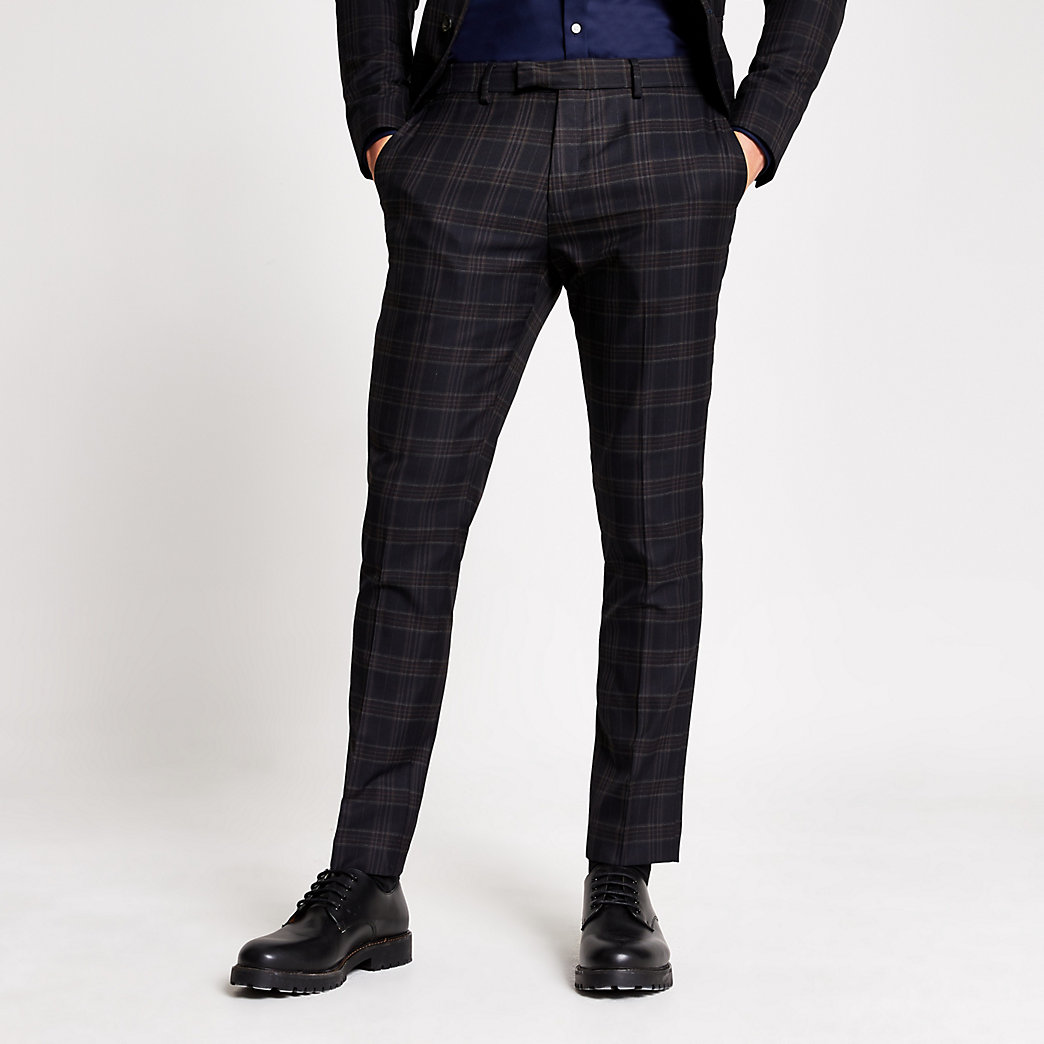 mens suit trousers skinny