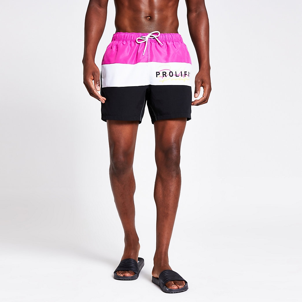 river island mens swim shorts