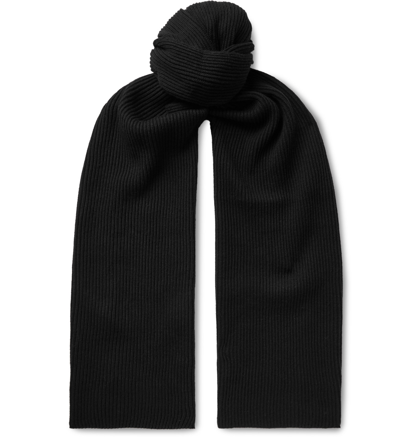 Saturdays NYC - 1×1 Ribbed Cotton and Cashmere-Blend Scarf - Men ...