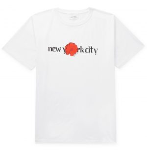 Saturdays NYC - Logo-Print Cotton-Jersey T-Shirt - Men - White Saturdays NYC - Logo-Print Cotton-Jersey T-Shirt - Men - White