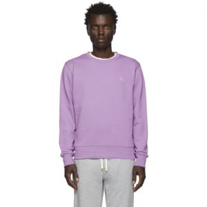 Saturdays NYC Purple Bowery Slash Sweatshirt Saturdays NYC Purple Bowery Slash Sweatshirt