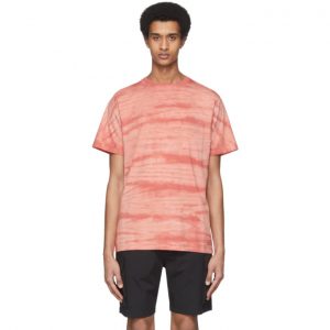 Saturdays NYC Red Randall Mineral Wash T-Shirt Saturdays NYC Red Randall Mineral Wash T-Shirt