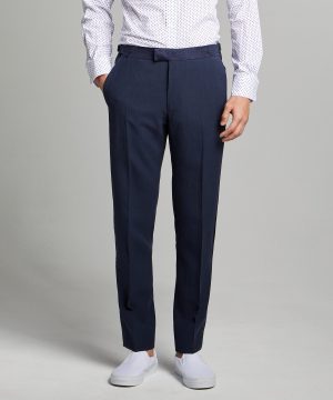 Sutton Tuxedo Pant in Navy Italian Linen Sutton Tuxedo Pant in Navy Italian Linen