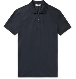 The Row - Nahor Cotton-Piqué Polo Shirt - Men - Gray The Row - Nahor Cotton-Piqué Polo Shirt - Men - Gray