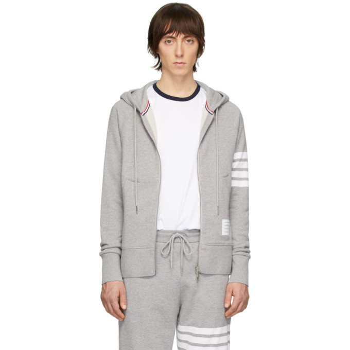 Thom browne grey hoodie Clearance