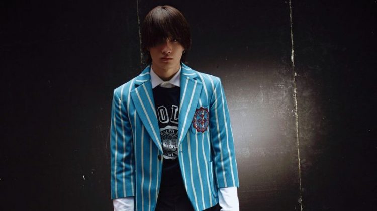 Elvis & Jiao Stunt in Ivy League-Inspired Style for WSJ. Magazine China
