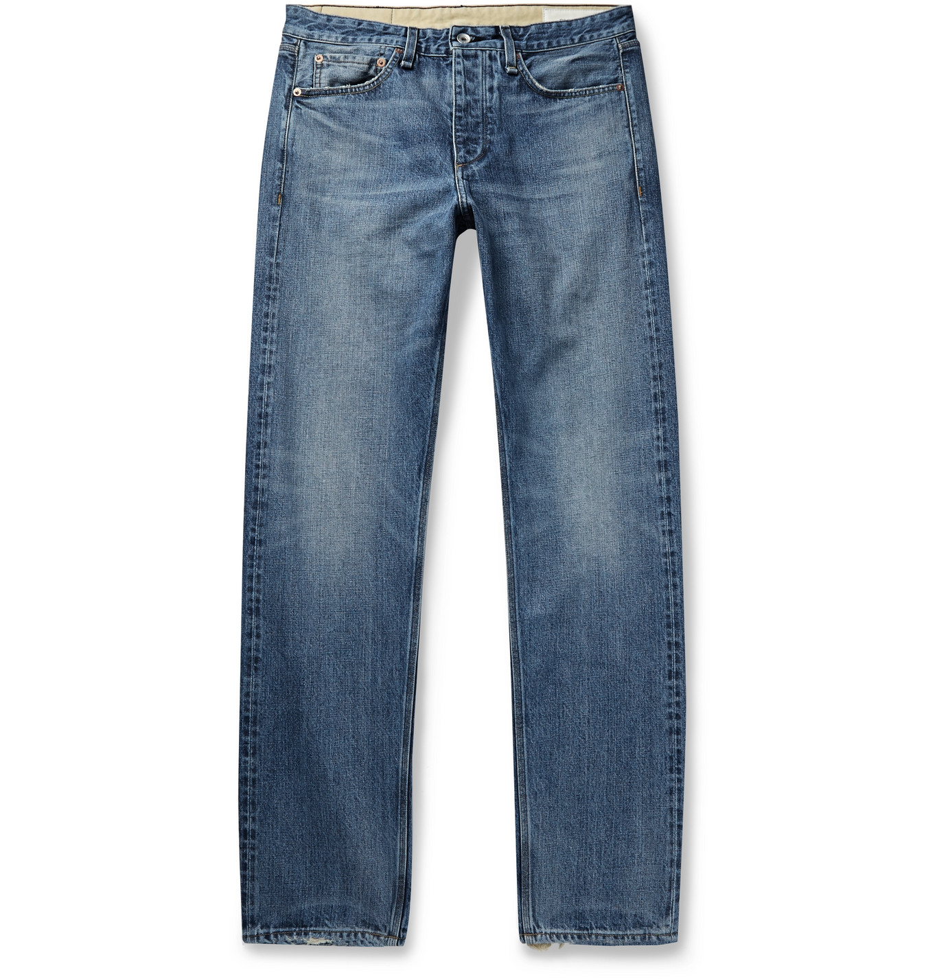 rag & bone - Fit 2 Slim-Fit Distressed Denim Jeans - Men - Blue | The ...